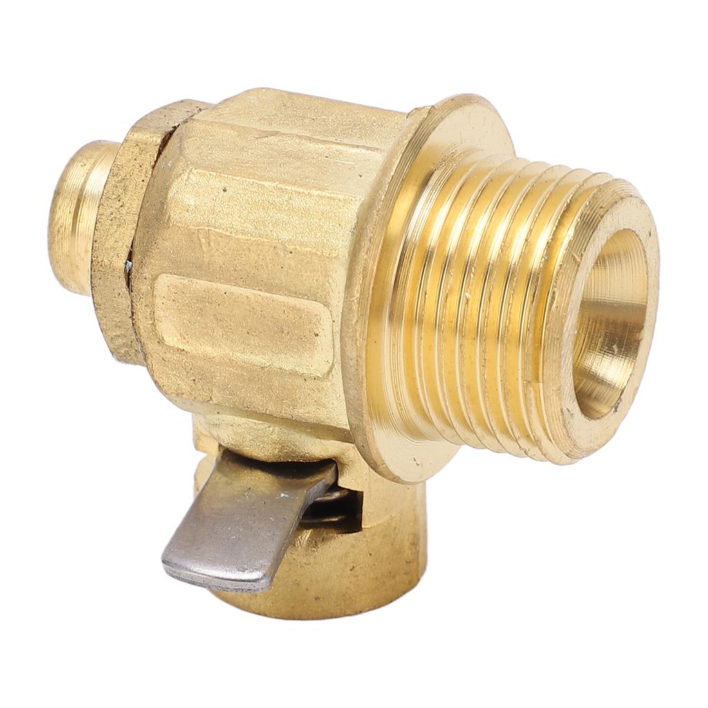 F105S Engine Oil Drain Valve with LC?10 Lever Clip M20?1.5 Brass One Touch Operation for Cars Light