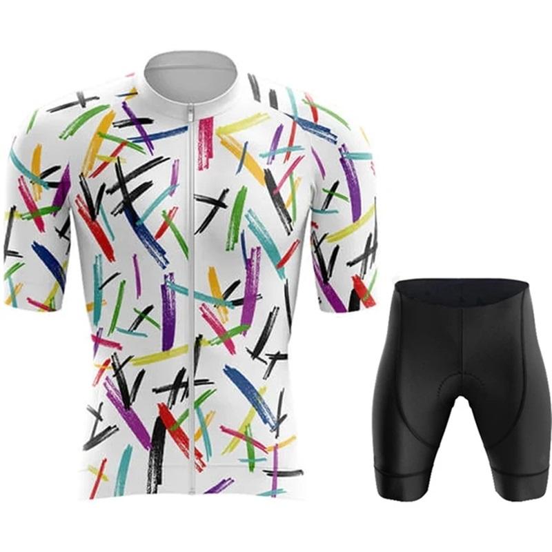 Комплект летней велосипедной майки с коротким рукавом для мужчин MTB Maillot Ropa Ciclismo Велосипедная одежда Дышащая велосипедная одежда