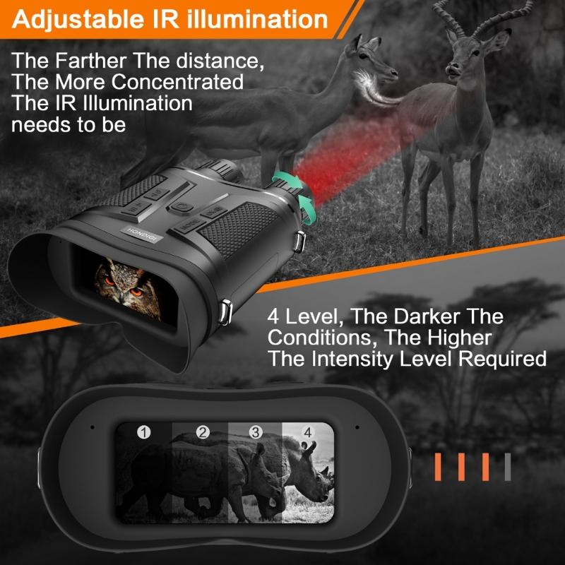 4K Digital Night Views Telescope with Build in Camera for Wildlife Observation Viewing Outdoor Lower Light Environment
