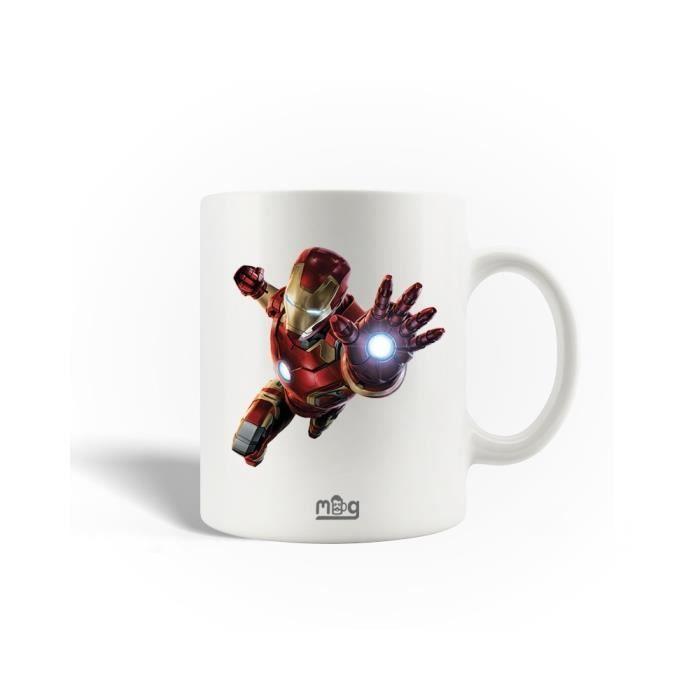 Ceramic Mug - Iron Man - 2008 - 30cl - Dishwasher Safe - White