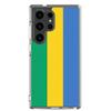 Coque Téléphone - Samsung - Galaxy S24 - Drapeau Gabon - Souple - Multicolore