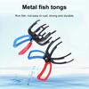 2Pcs/Set Fish Gripper 2/3 Claws Anti-slip Ergonomic Handle Multifunction Fishing Pliers Grabber Fish Control Clamp Catcher Tong Outdoor Fishing