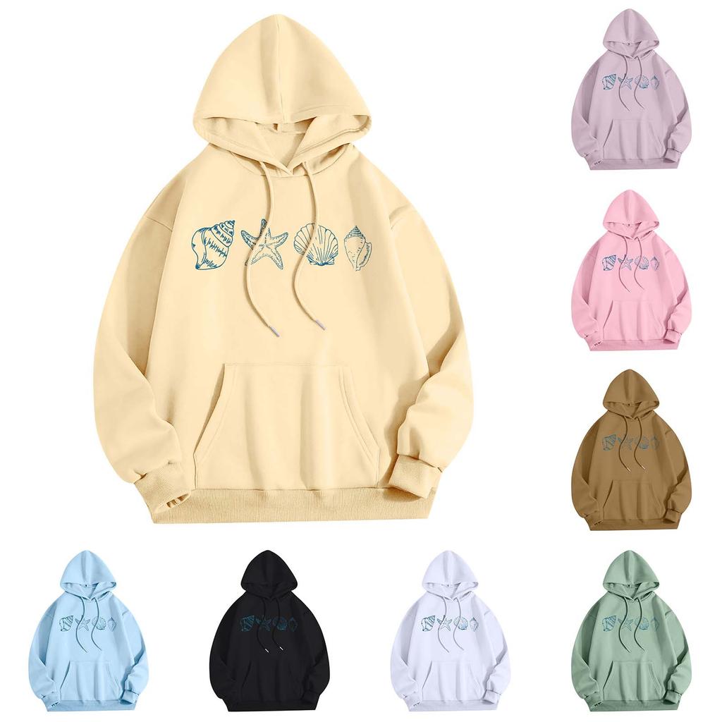 Толстовки для девочек-подростков с длинным рукавом и принтом букв, повседневные графические толстовки с капюшоном, пуловер с завязками, симпатичная толстовка большого размера