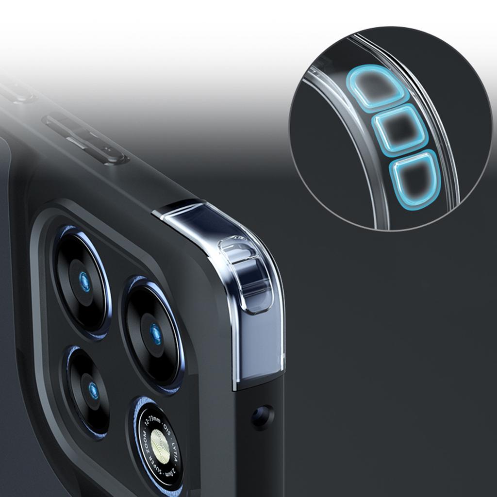 Для Motorola Moto G86 5G/G86 Power 5G Чехол TPU+PC Противоударный Прозрачный Чехол для Телефона