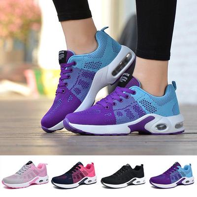 Женская летняя дышащая сетчатая обувь с мягкой подошвой, удобная спортивная обувь для утреннего бега и танцев