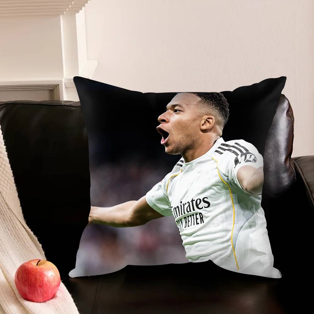 K-Kylian-N M-Mbappe-E S-Star-E Наволочка Для Дивана Комнаты Офиса Декор Печатный Защитный Чехол Для Подушки Подарок На День Святого Валентина На Заказ