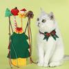 Christmas Cat Teaser Wand Interactive Toy Cartoon Apples Christmas Tree Star Gingerbread Man Plush Rod for Cats Safe Material Pet Supplies