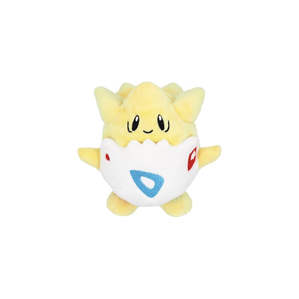 Sanei Boeki Pokmon All Star Collection Togepi Plush Toy 13.5x10.5x14cm Soft Stuffed Animal