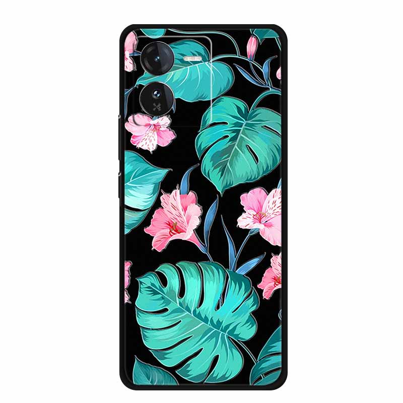 3D Тисненый Чехол Для Vivo iQOO Z9 x Чехол Для Телефона Ударопрочный Черный Силикон Мягкая Задняя Крышка Для Vivo iQOO Z9x Y37 Pro Чехол Z 9 x Capa