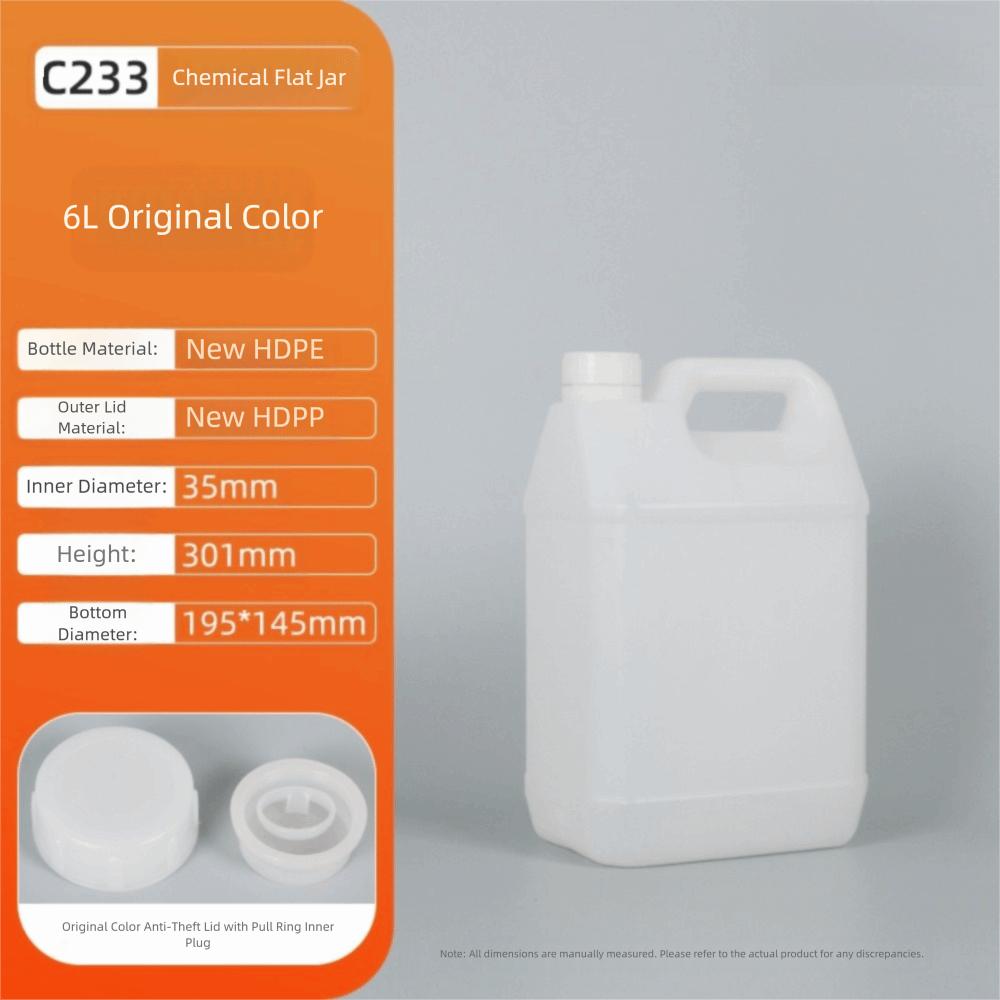 1/2/3/4/5/6/10 л Ведро из ПНД пищевого класса Канистра для масла Многоцелевая пластиковая герметичная бутылка Йогурт