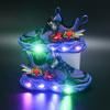 Children's sports shoes with lights2026New spring and autumn collection: breathable mesh sneakers for boys, soft-soled running shoes for elementary