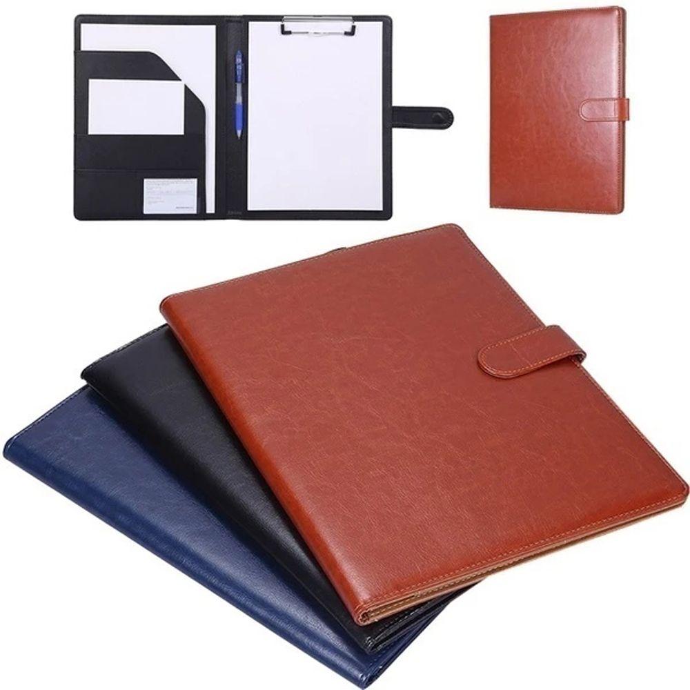 Bag PU Leather Writing Pads A4 Clipboard Folder Business Folder Manager Clip A4 File Folder