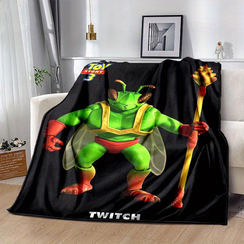 1pc, Toy Story 3 Twitch Blanket Perfect for Home Decor, Couch Blanket, Outdoor Blanket, Gift Idea, Flannel Throw, Suitable for Bedroom