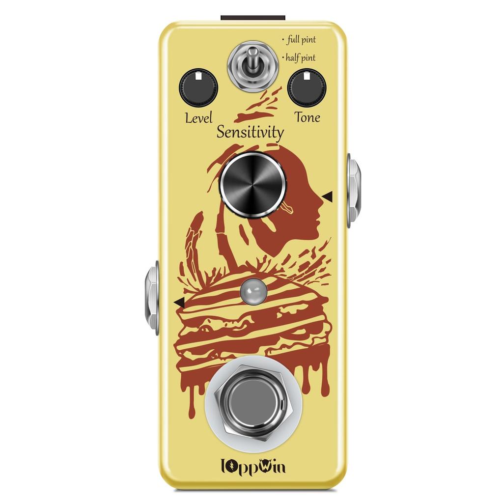 IOppWin COMP Optical Compressor Pedal Classic Smooth Dynamics Metal True Bypass for - Control, Transient, Enclosure, Guitar/Bass