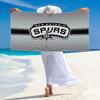 San Antonio Spurs Logo Print Beach Towel, Large Soft Quick Dry Towel for Beach Camping Swimming