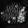 100Pcs 26mm Clear Round Plastic Coin Holder Containers Storage Boxes Case11111111111111111111111111111111111111111111111111111
