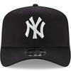 (SM, Navy) New Era New York Yankees 9FIFTY Stretch Snap Adjustable Baseball Cap Hat - Navy