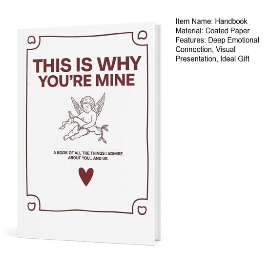 1/2 шт. Справочник по эмоциональным воспоминаниям. Дневник «Вот почему ты моя». Глубокая эмоциональная связь. Управляемое письмо. Романтический подарок.