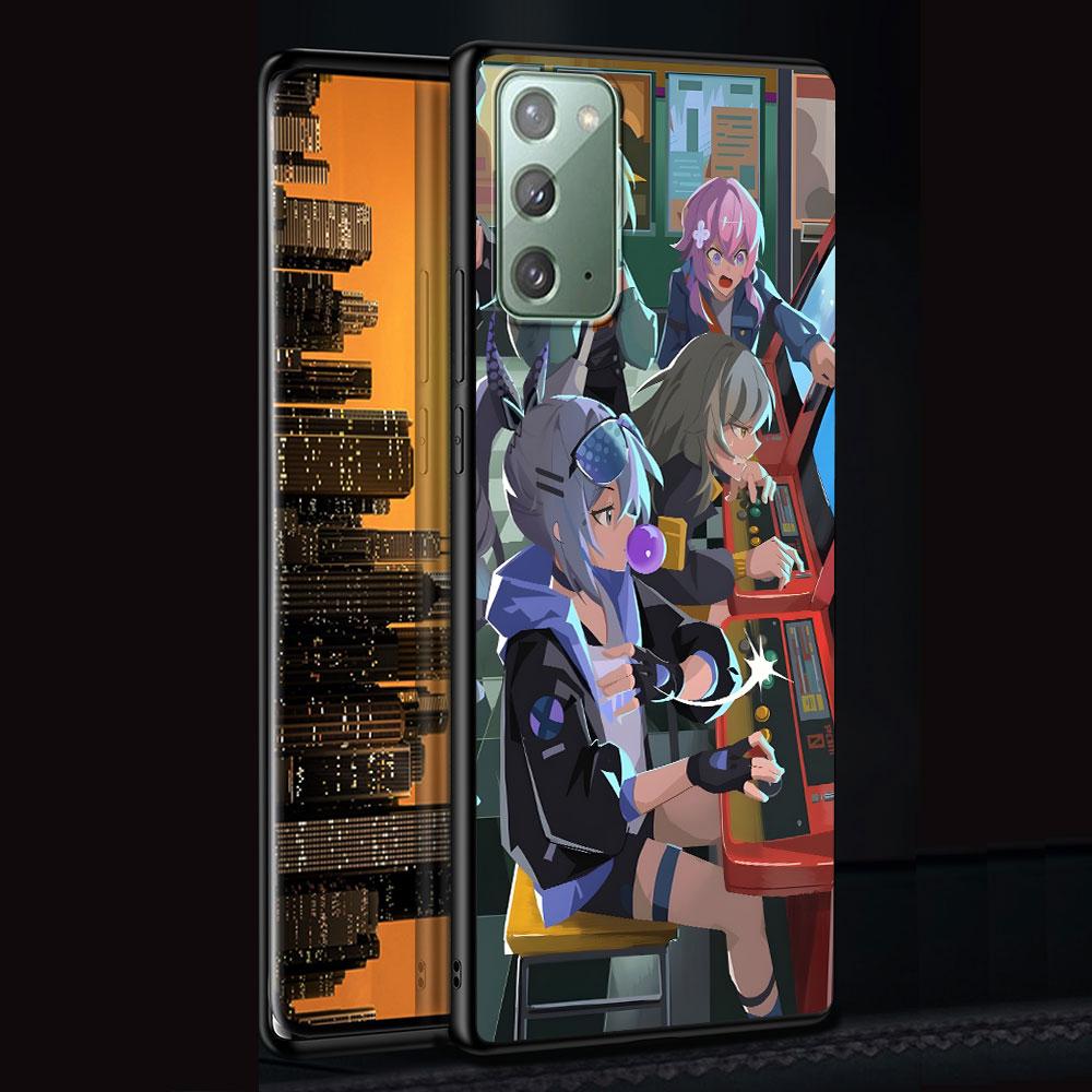 Чехол Honkai Star Rail Firefly для Samsung Galaxy Note 20 Ultra 10 Plus 9 8 TPU Чехол для телефона Note 10 Lite Черный Мягкий чехол Funda
