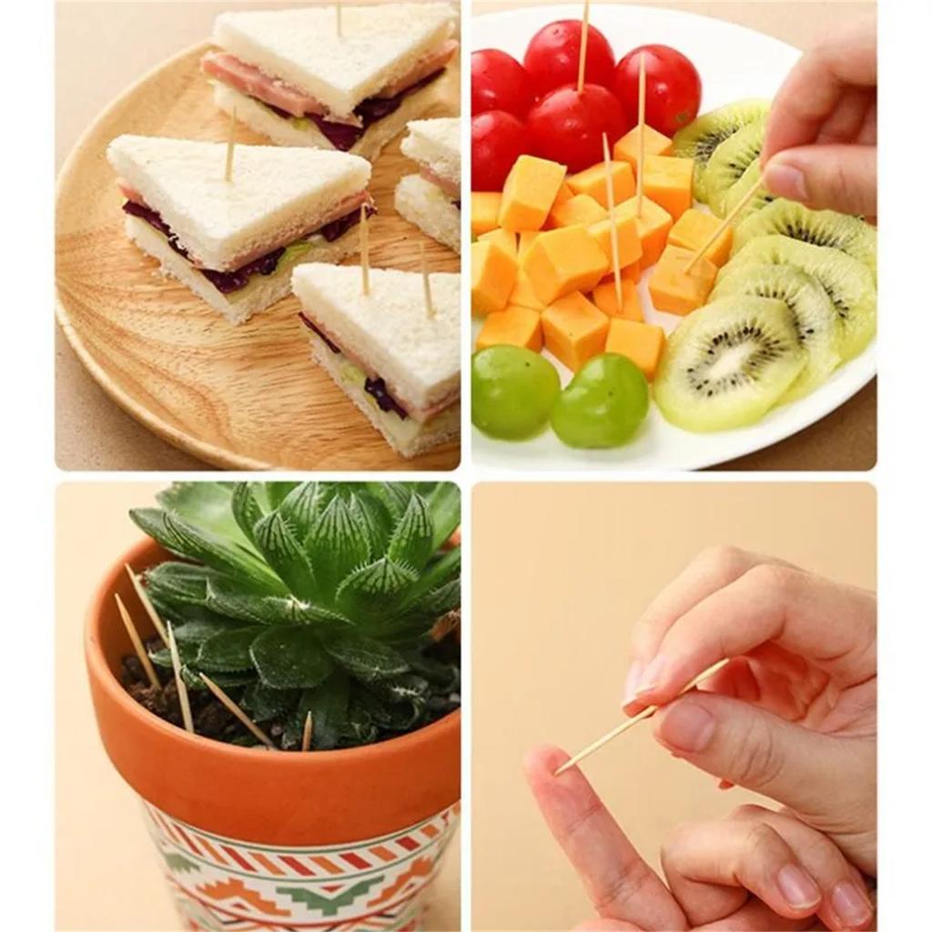 Зубочистки бытовые, одноразовые, зубочистки для фруктов, 1000 шт.