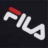 Fila Минималистичная футболка с принтом логотипа в американском винтажном стиле, повседневная, с круглым вырезом и короткими рукавами, унисекс, черная FS2RSB2001X-BLK