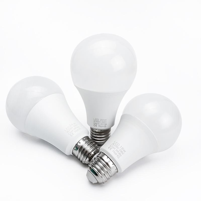 Energy-efficient E27 Globe LED Bulb - Super Bright Plastic-Clad Aluminum for Indoor Use
