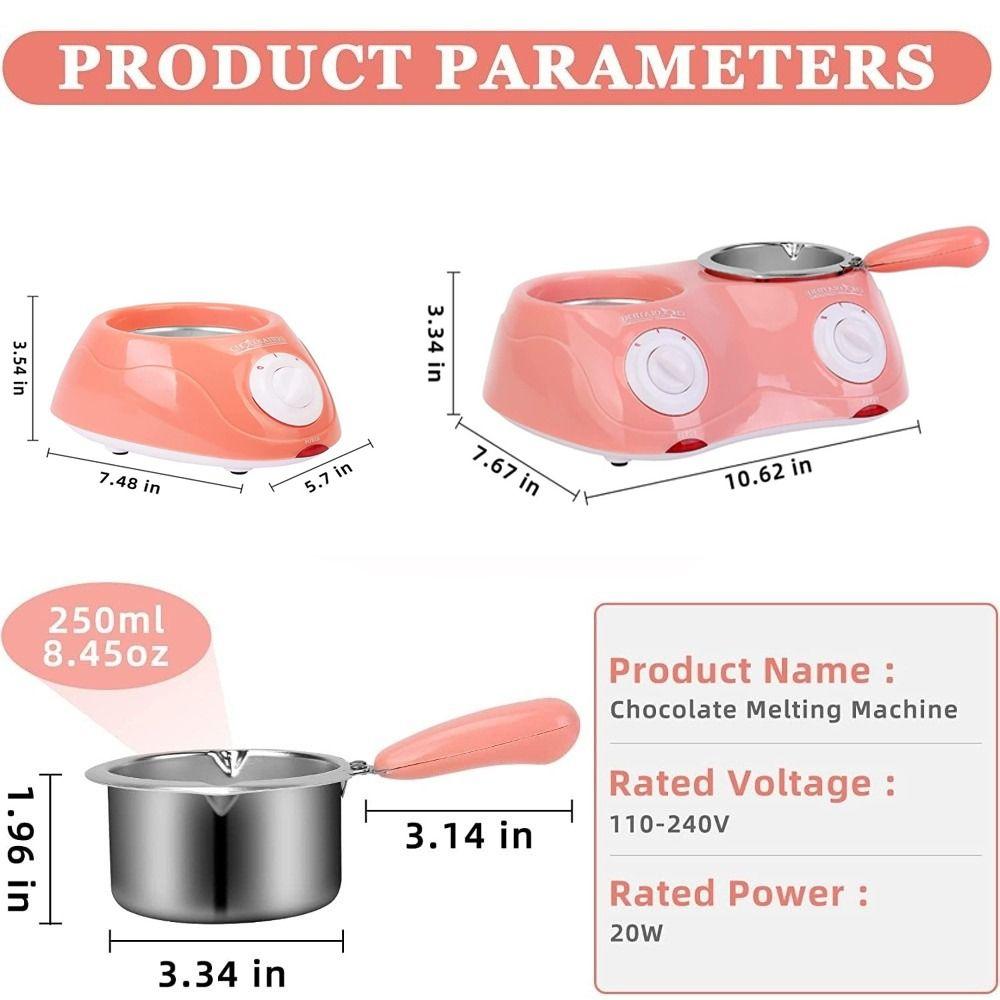 Electric Cheese Pot Mini Size Warmer Machine Multi-Purpose Chocolate Melting Pot Chocolate Melting