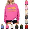 Women's Fashionable And Casual Long Sleeve Round Neck Printed Sweatshirt