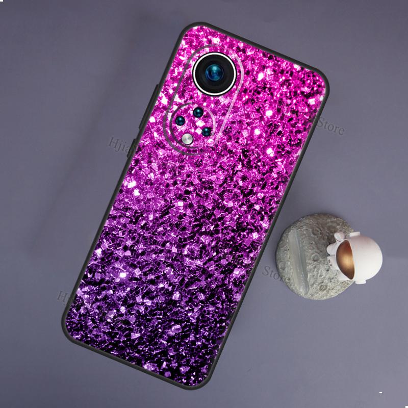 Аквамариновый Радужный БЛЕСТКИ И СПАРКЛЫ Для Huawei P20 P30 P40 Lite Pro Nova 5T Nova 9 P Smart 2019 Чехол Для Honor 50 Lite Обложка