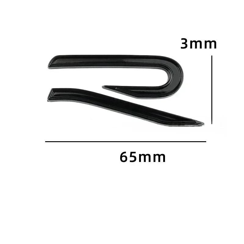 CJOZW1 Metal Car Decals for Volkswagen VW R Line Golf 8 Beetle Scirocco Passat Sharan Tiguan Jetta Trunk Sticker Fender Side Badge