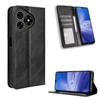 For Ulefone Note 19 Leather Case Wallet Stand Retro Texture Phone Cover