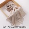 Eid Organza 70*175 Cm Maxi Satin Khimar Abaya Dubai Arabic Islam Muslim Scarf Women Shimmer Hijab Turban Hijabs Musulmans Femme