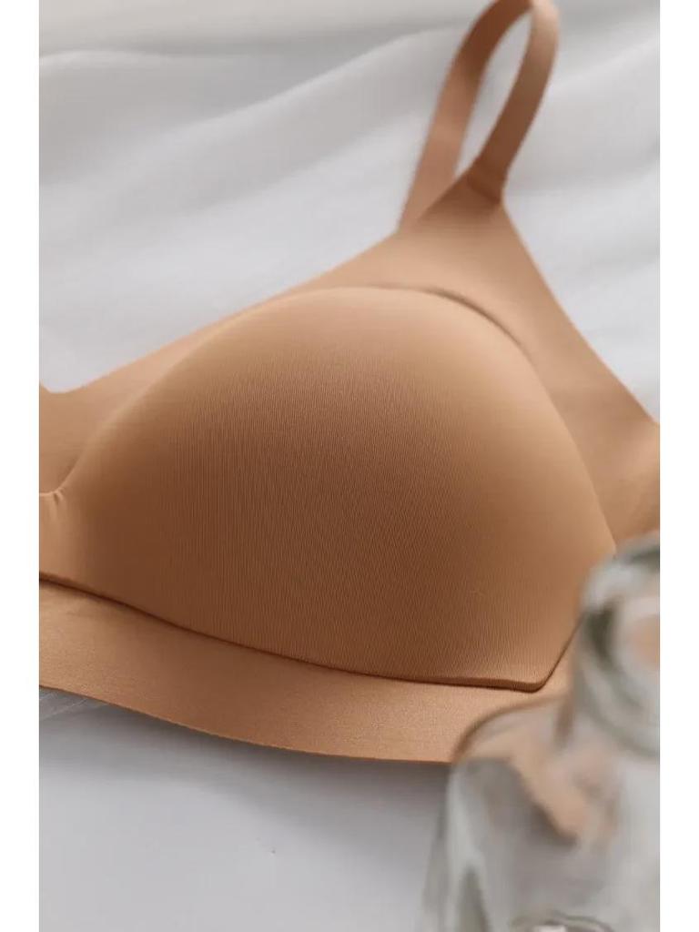 Comfortable Seamless Wireless Bra for Small Chest - Smooth One-Piece Design