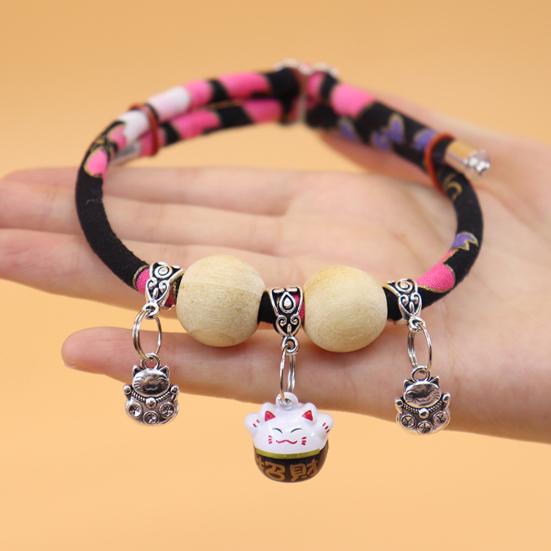 Pet Collar Japanese Style Anti-Flea Flexible Cartoon Pet Kitten Dogs Collar with Bell Pet Accessories
