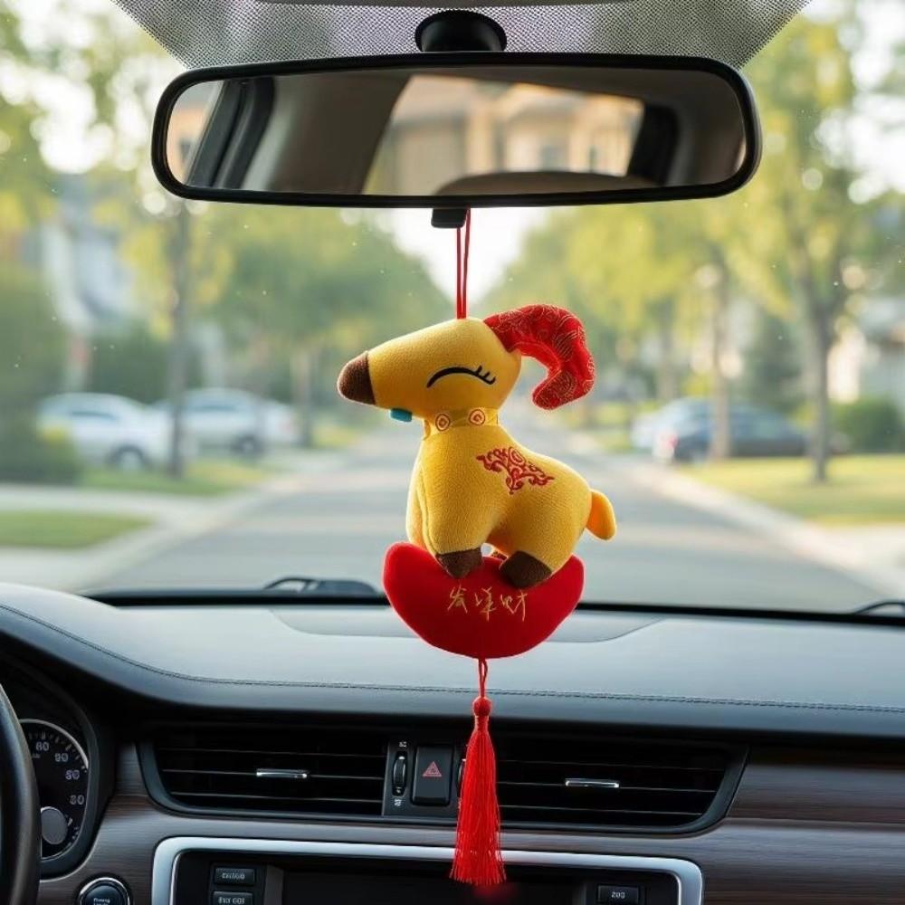 Zodiac Charm New Year Zodiac Pendant Year of The Sheep Entrance Door Ornament Living Room