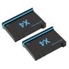 Зарядное устройство для экшн-камеры X4 с кабелем USB Type C, 3-слотовый зарядный концентратор, 2 сменных аккумулятора