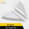 Tiggo 8 Car Window Trim: Inner Triangle Electroplating Panel Decorative Patch for 18 Models
