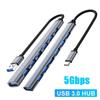 USB Type C Hub 7 портов USB 3.0 2.0 Hub USB C Hub Док-станция Высокоскоростной разветвитель 5 Гбит/с для портативного ПК Поддержка жесткого диска Мышь Клавиатура