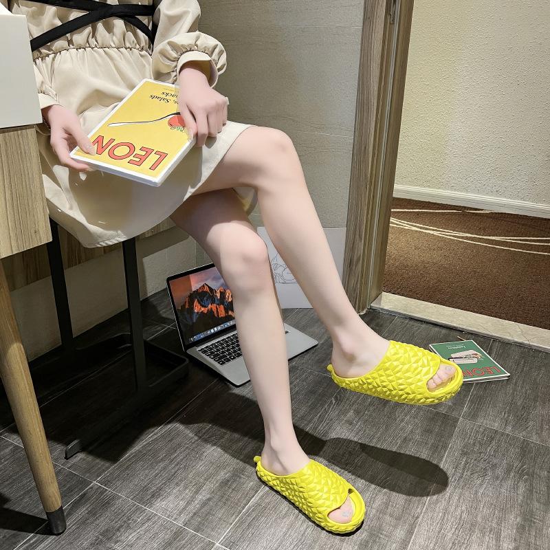 Женские домашние тапочки 2024 Новые поступления Тапочки из дуриана Летние пары Повседневные удобные шлепанцы Женские туфли на плоской подошве Пляжная обувь Шлепанцы