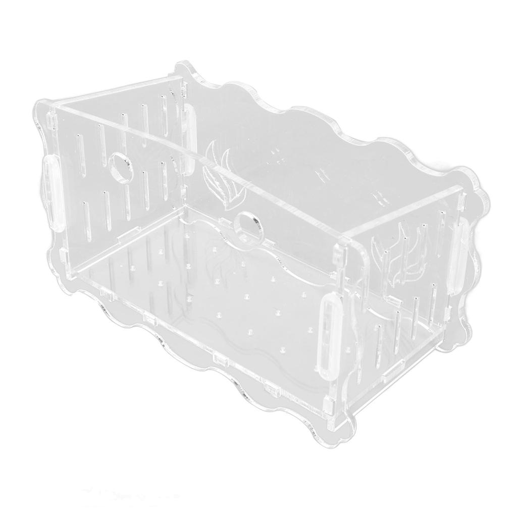   Plant Cup Acrylic Transparent Permeable Hole   Safe   Plant Pot with Suction Cup for Fish  