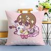 Cute DDigimon Adventure Cushion Cover Washable Linen Pillowcase Soft  for Sofa Bed Cozy Home Room Decor