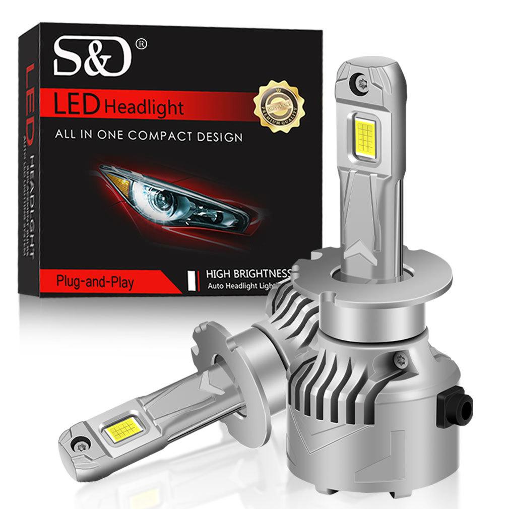 2 шт. 60000 лм D1S D3S светодиодные лампы для фар D2S D4S D8S D1R D2R D3R D4R D8R Turbo LED 30SMD CSP лампы для автомобильной фары Canbus 100 Вт 6500К фара