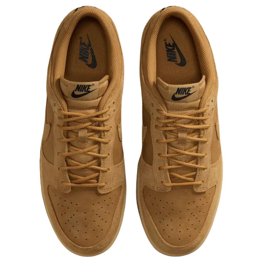 Nike Кроссовки Dunk Suede Low top для скейтбординга мужские Пшенично-коричневые IB6651-700