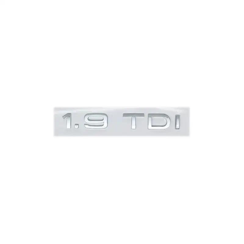 2026 High-Quality 3D ABS 1.9 TDI Trunk Logo Emblem for AQ3 A4/A6 - Durable Car Badge Sticker Accessories, Easy to Install