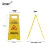 A-Frame "Cleaning in Progress" Safety Sign