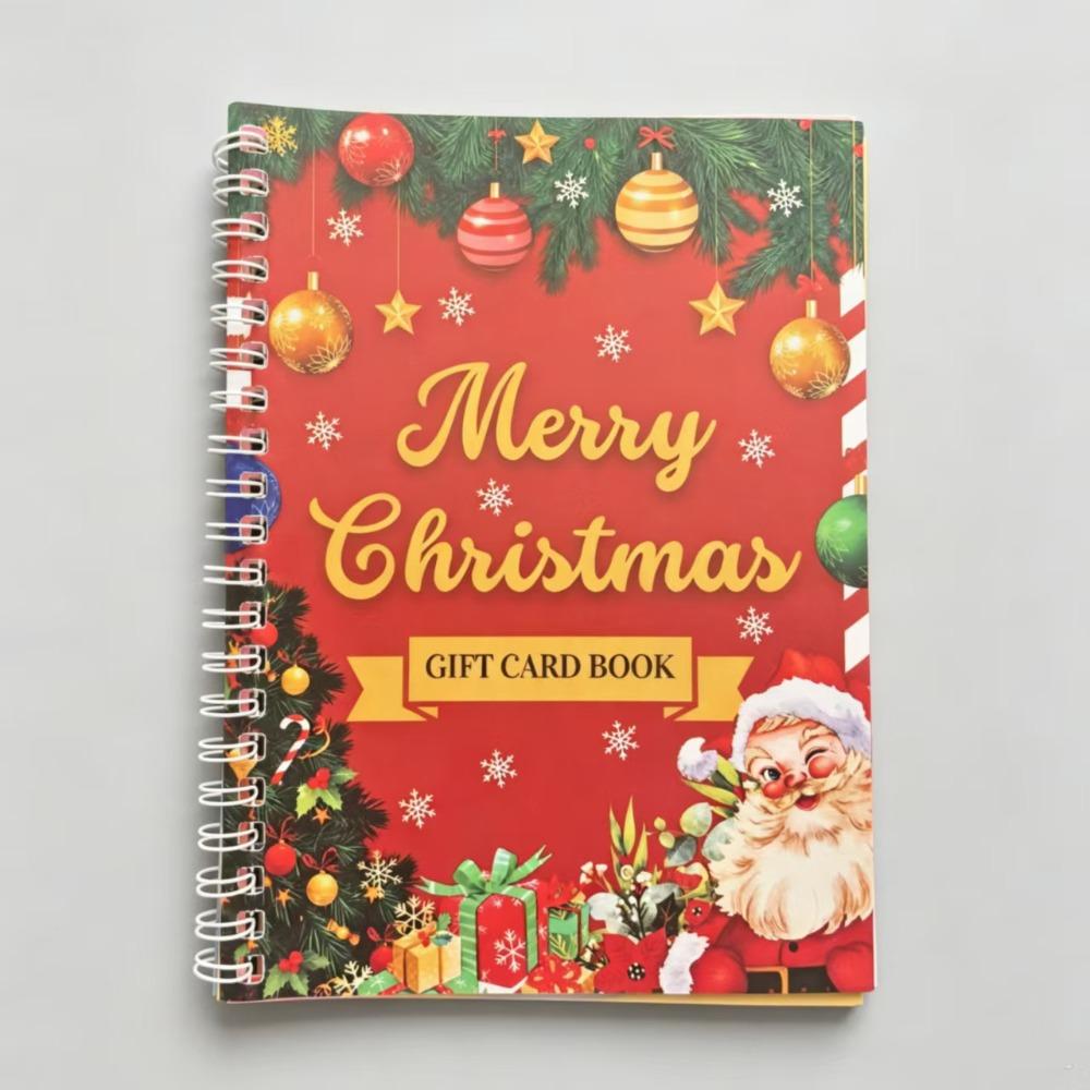 Lightweight Christmas Gift Card Book Compact Greeting Card Album College Student Holiday Gift