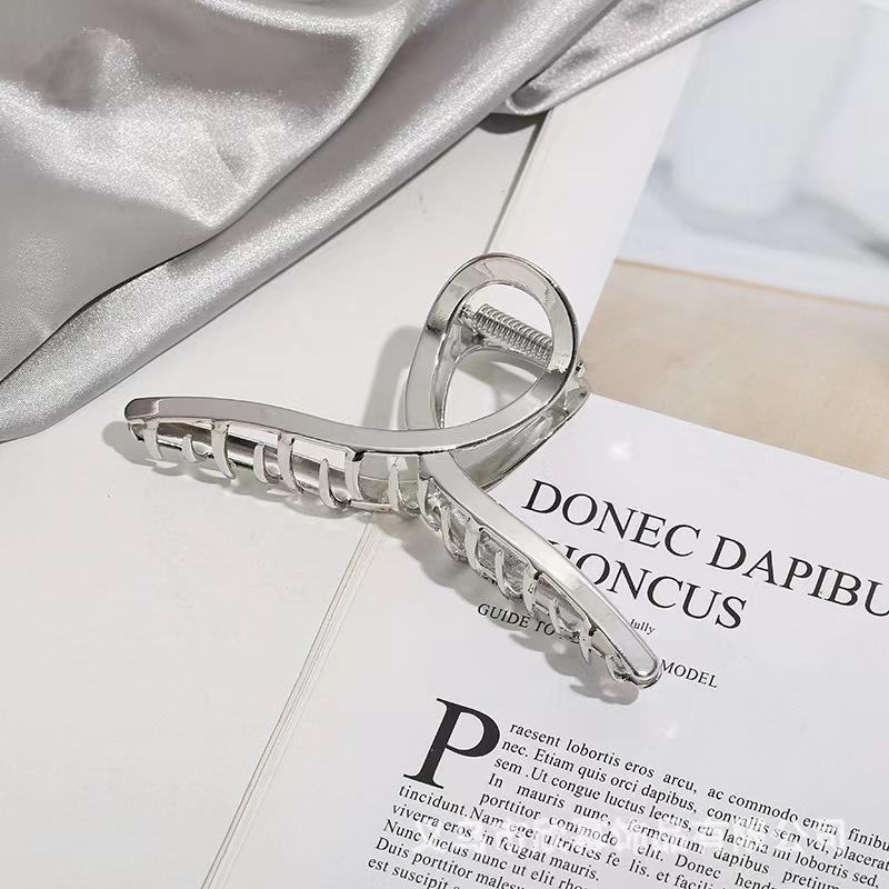 Премиальная металлическая заколка для волос «Акула» для женщин - Большая летняя заколка для волос, Уникальный дизайн