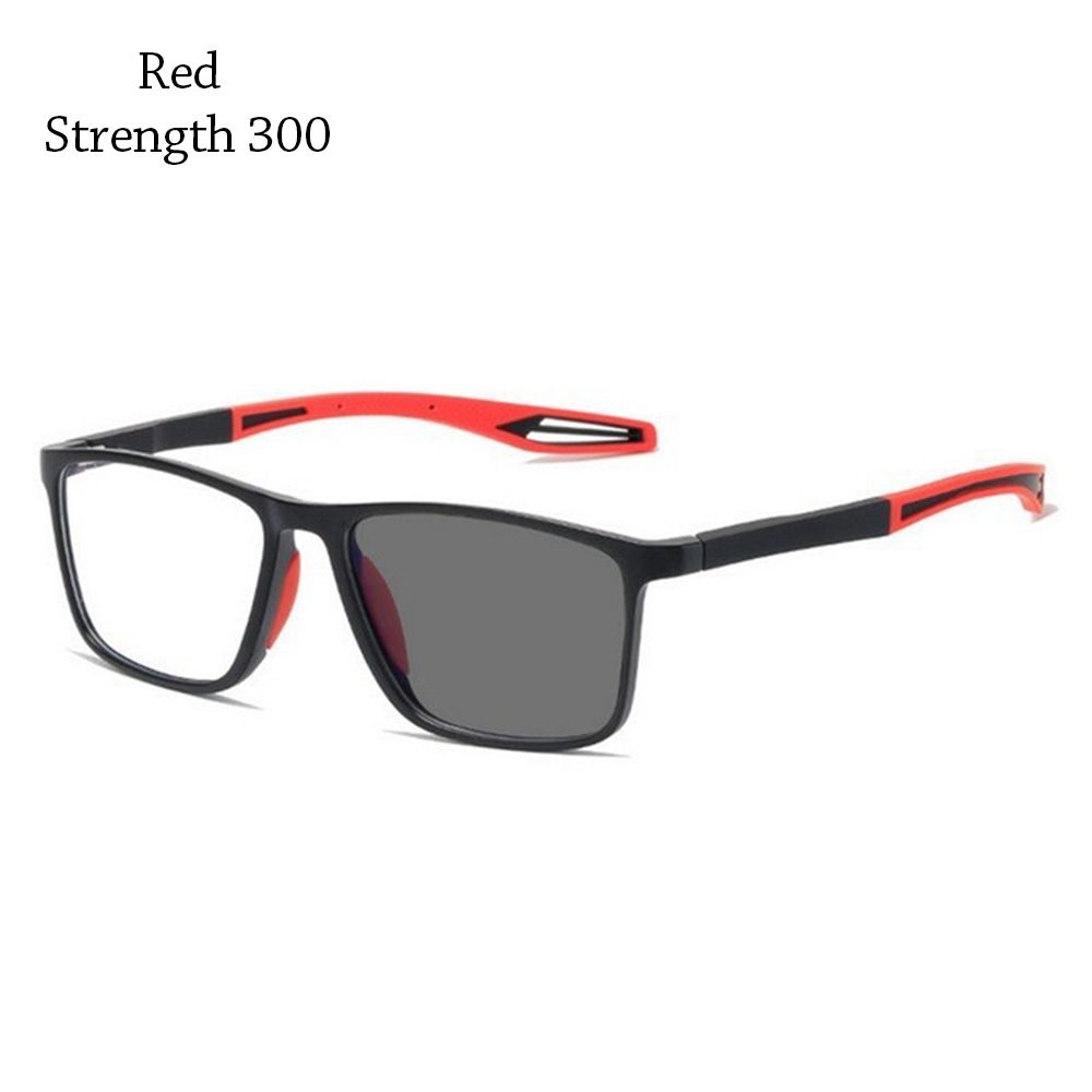 TR90 Frame Photochromic Glasses Lightweight Anti-Blue Light Glasses Myopia Eyewear Men Women