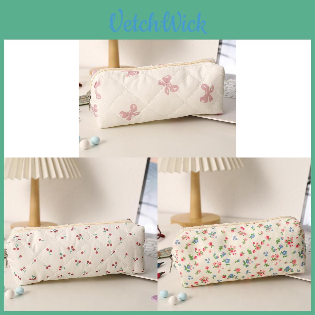 Girls Kawaii Butterfly Bow Pencil Pouch With Lightweight Polyester Material For School Use
