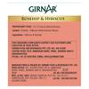 Girnar Rosehip & Hibiscus Herbal Infusion Tea Bags 10 Count Pack of 1 Caffeine Free Fruity Floral Beverage